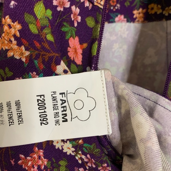 Farm Rio Floral Long Sleeve Jumpsuit in Dark Purple - Picture 11 of 14